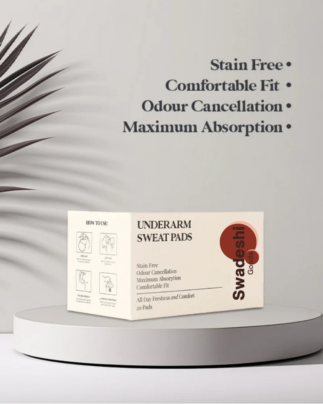 Swadeshi Goods Underarm Sweat Pads